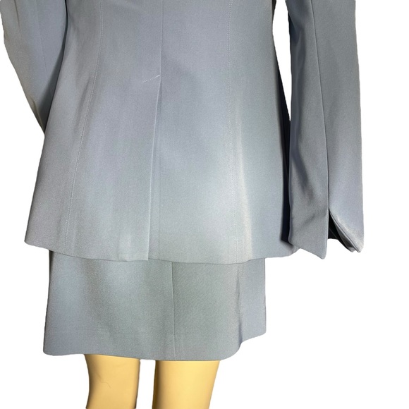 Vintage Y2K 90s bebe 2 Piece Suit Blazer Jacket and Pencil Dress Size 6 - Picture 10 of 11